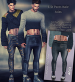 E.St Pants Male. Atlas blue
