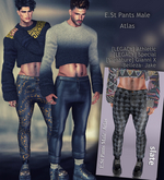 E.St Pants Male. Atlas slate