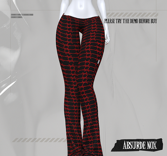 Absurde Nox - Pants Chantal // Barbed_Wire