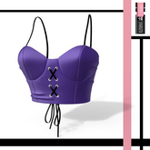 Purple Corset Top Maitreya