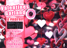 Valentines Garland Set / PBR / Low PRIM