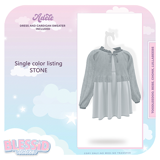 BLESSIDBABIES ADELE STONE(ADD)