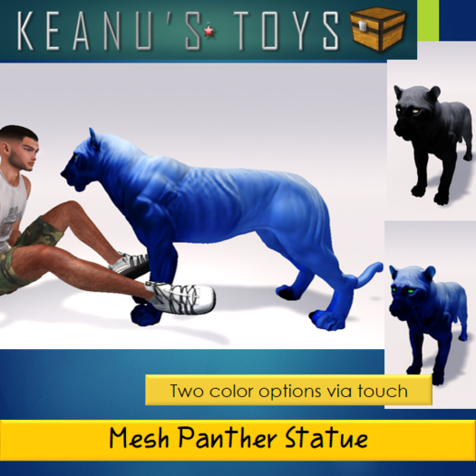 Mesh Panther Decor