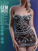 Gem Dress by LAP (White)