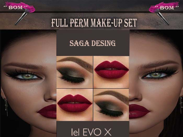 ''SaGa Design'' Full Perm Make-up New Set 0101