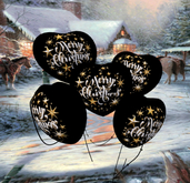 Merry Christmas  Balloons  