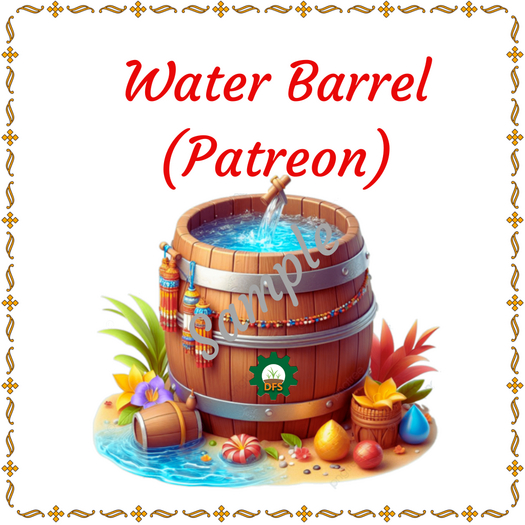 DFS Water Barrel - Patreon (Texture)