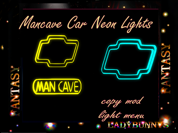 Mancave Car Neon Lights