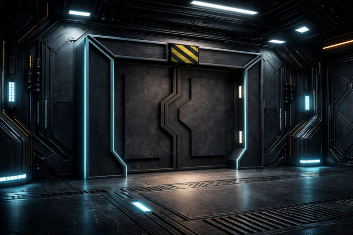 SCIFI DOOR - mesh - builder edition