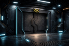 SCIFI DOOR - mesh - builder edition