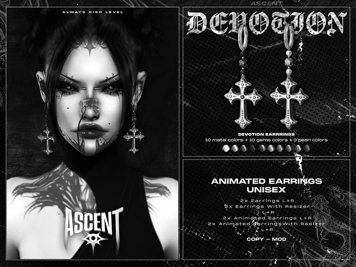 ASCENT - DEMO Devotion Earrings