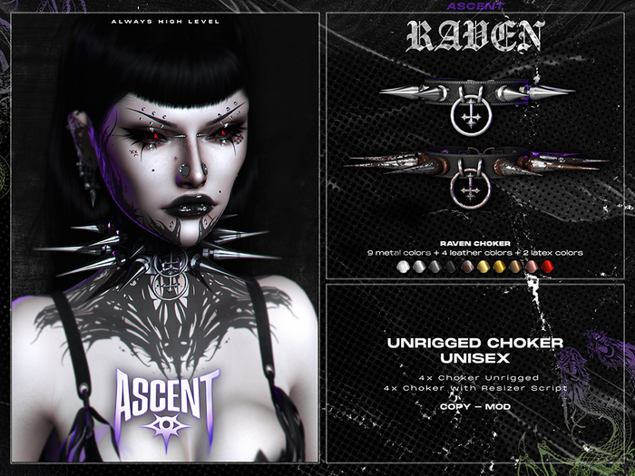 ASCENT - Raven Choker