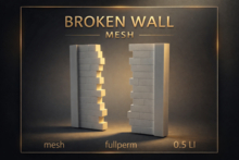 broken walls -mesh - builder edition