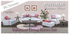 Potomac - Valentine Living Room Set - PG