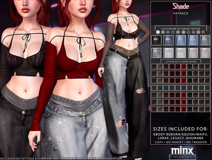 Minx - Shade FATPACK (add me)