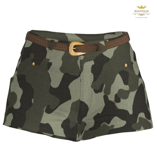 CAMO GREEN SHORTS (ADD)
