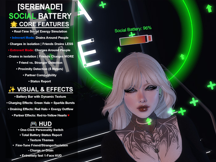 [Serenade] Social Battery - Introvert/Extrovert