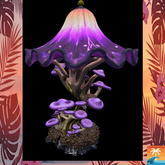 Purple Mushroom Lamp,Purple Mushroom Light