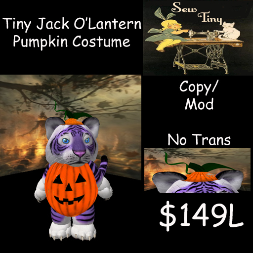 Tiny Jack O'Lantern Pumpkin Costume