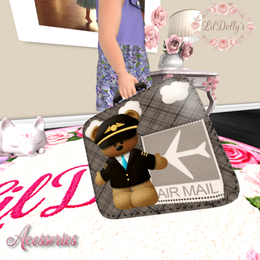 *LilDolly's* Pilot Suitcase BOXED