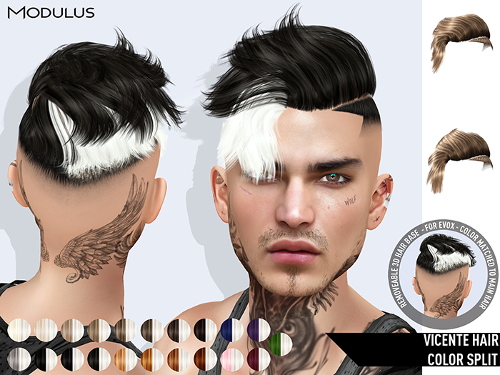 Modulus - Vicente Hair - Color Split - Fat Pack +