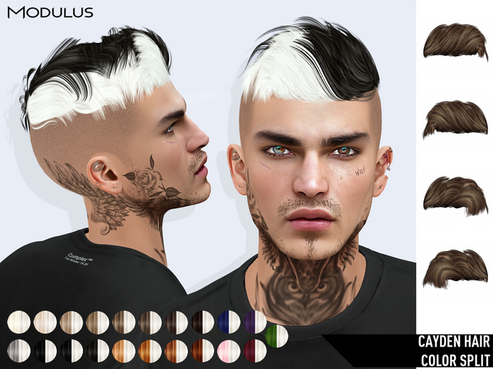 Modulus - Cayden Hair - Color Split - Fat Pack +