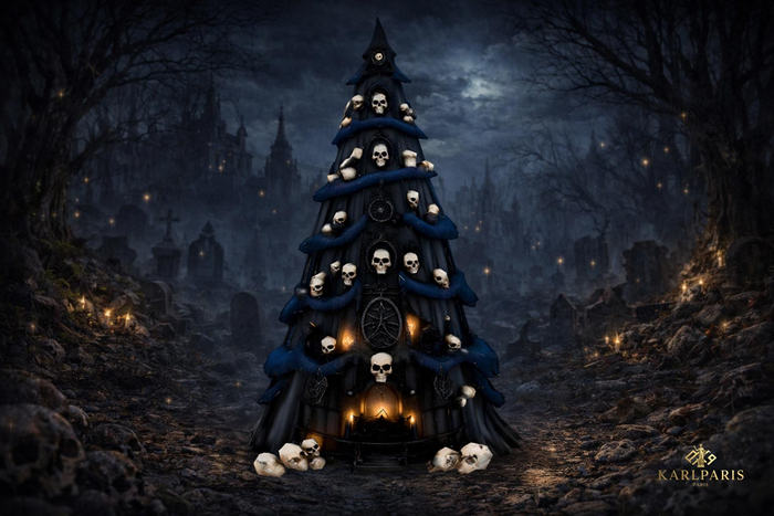 Mortuary Spire Tree – Gothic Ritual Monument