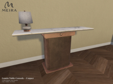 Meira Lumin Table Console - Copper
