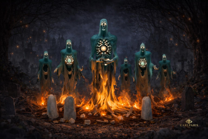 Emberbound Choir – Ritual Flame Entities