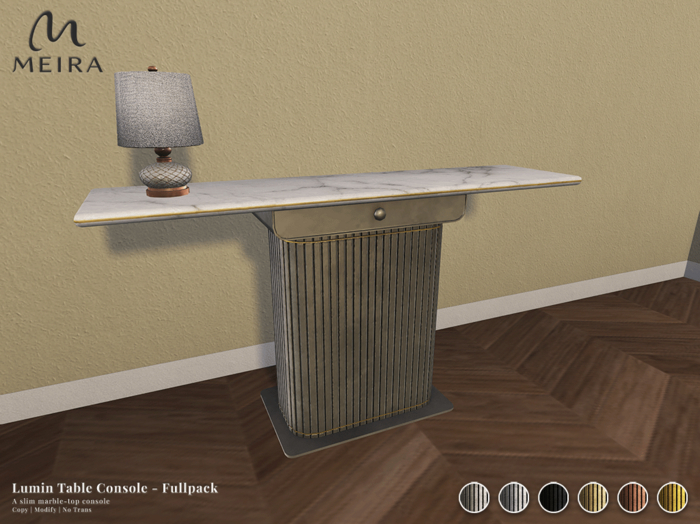 Meira Lumin Table Console - Fullpack
