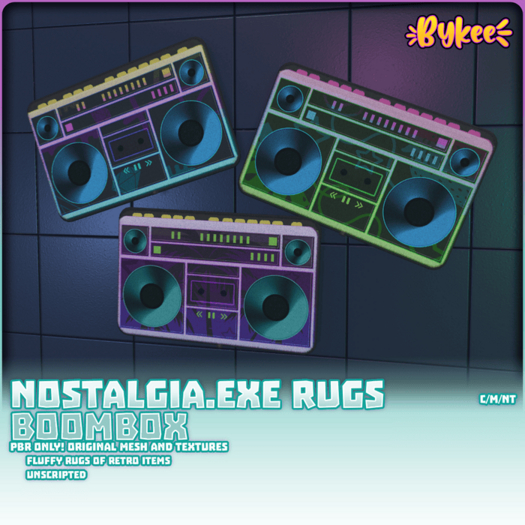 [Bykee] Nostalgia.exe Rugs - Boombox