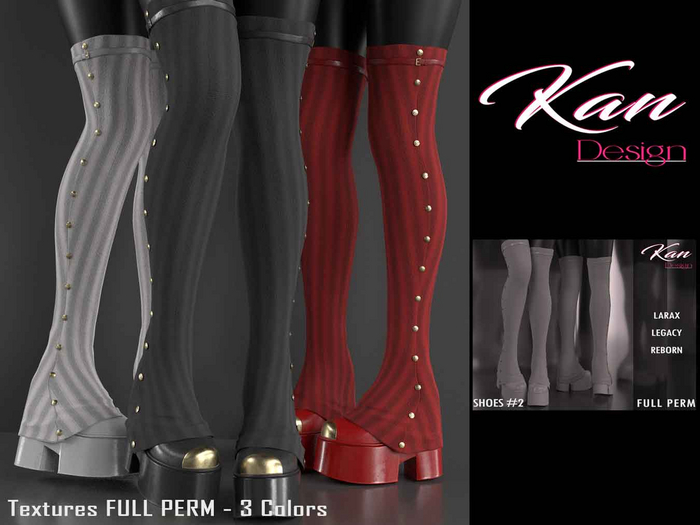 KANDESIGN - Textures FP - SHOES #2