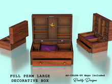 Reality Designs Large Decorative Box Full Perm