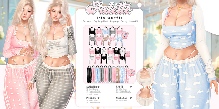 Palette - Iris Belly Piercing [Fatpack]