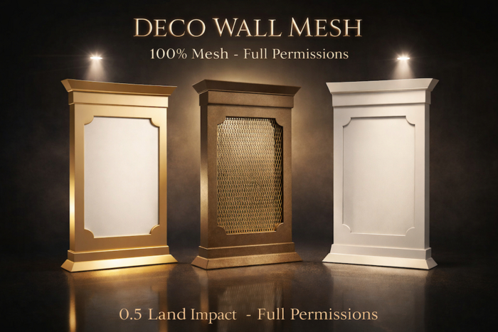 deco walls- mauer  - mesh - builder edition