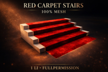 red carpet stairs - mesh - builder edition