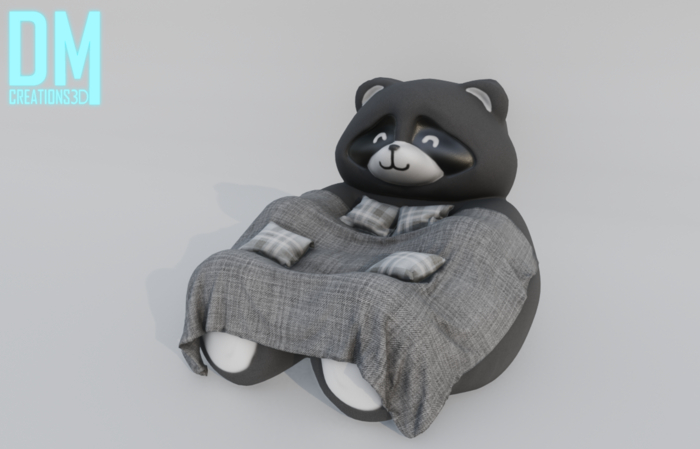 Raccon Couch Full Perm Mesh