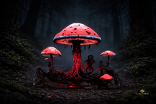 Crimson Mycelium Grove – Corrupted Fungal Horror Environment
