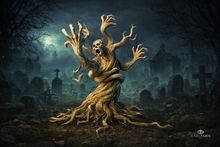 Wailing Root Wraith – Dark Fantasy Tree Spirit