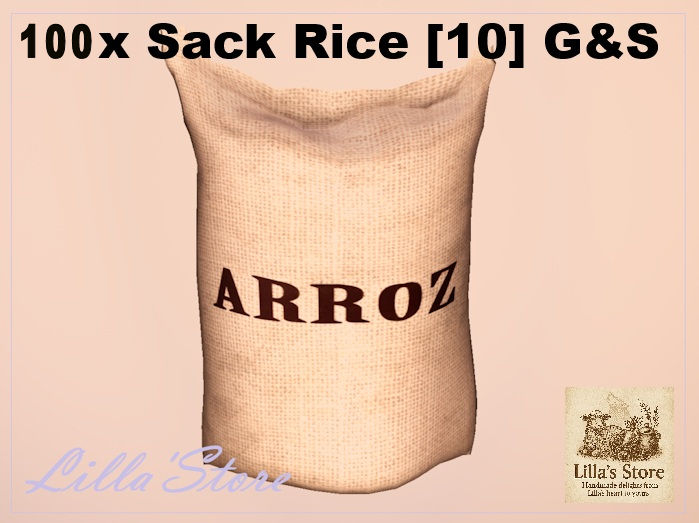 100x Sack Rice [10] G&S