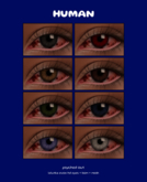 human+ psyched out eyes