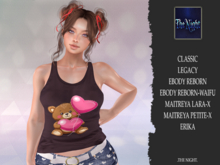 .TN. Teddy With Heart - Valentines - Tank Top