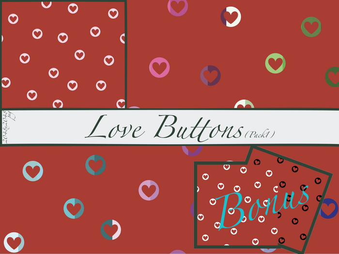 Love Buttons (pack1)