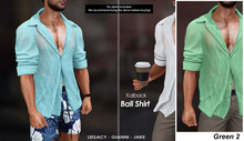 <Kalback> Bali Shirt Green 2