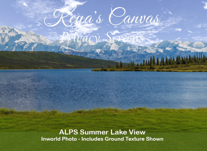 Keya's Canvas - ALPS Summer View Privacy Screen Seamless