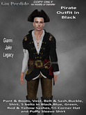 Pirate Outfit in Black