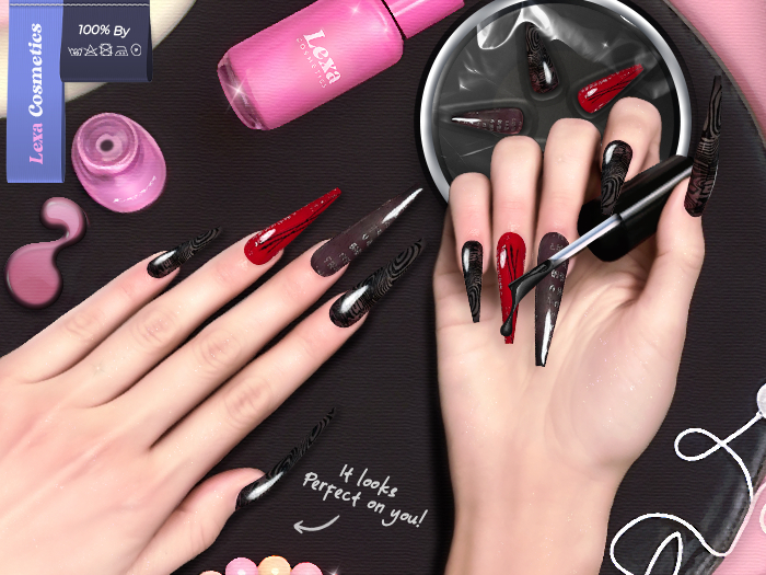 Lexa - Vagues Coffin Nails