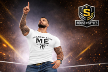 Roman Reigns "Acknowledge Me" Men's T-Shirt (White)
