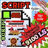 Owner Only Touch Control Script – Restricted Access ( With Notecard of How to Use This Script & its Benefit )