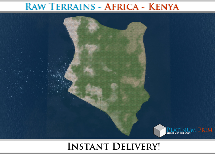 50% OFF SALE! RAW Terrain File: Africa - Kenya